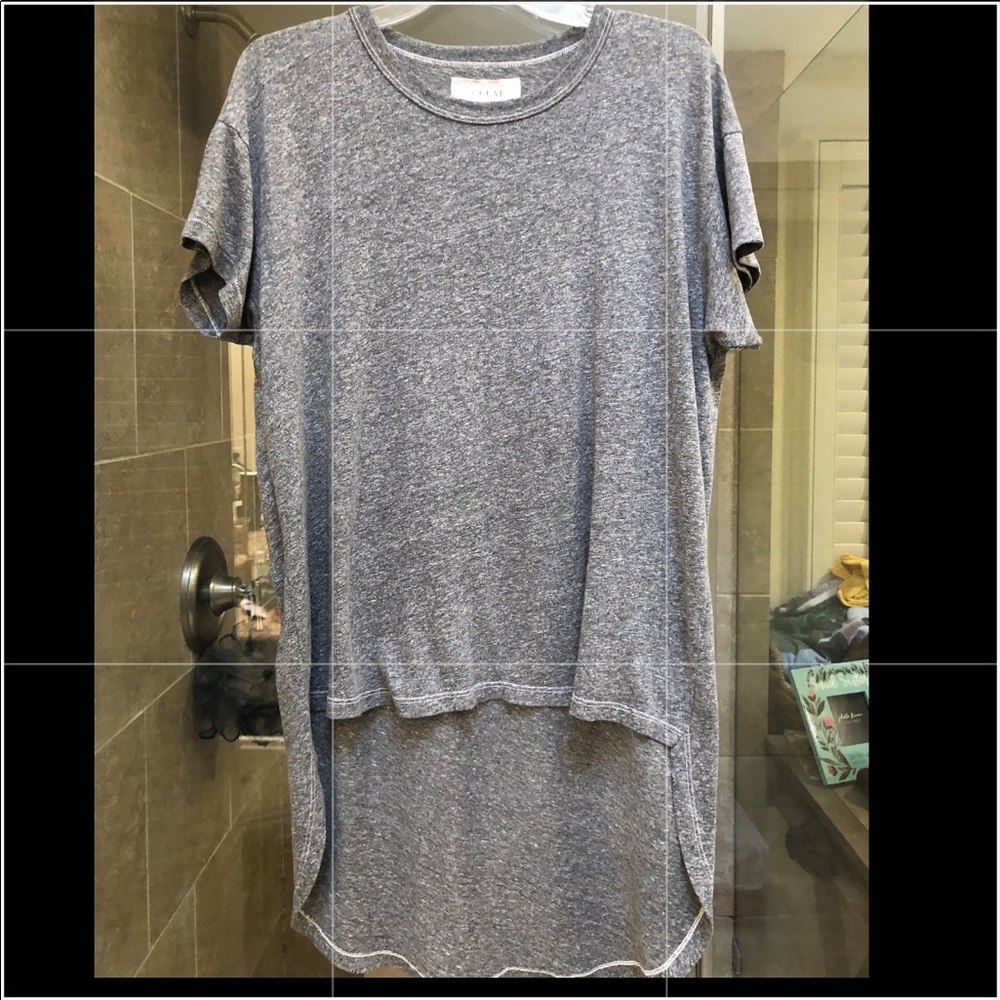 THE GREAT high low super soft tunic tee